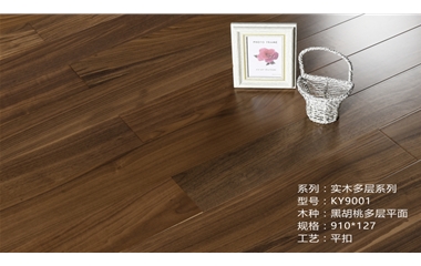 9001黑胡桃多层平面